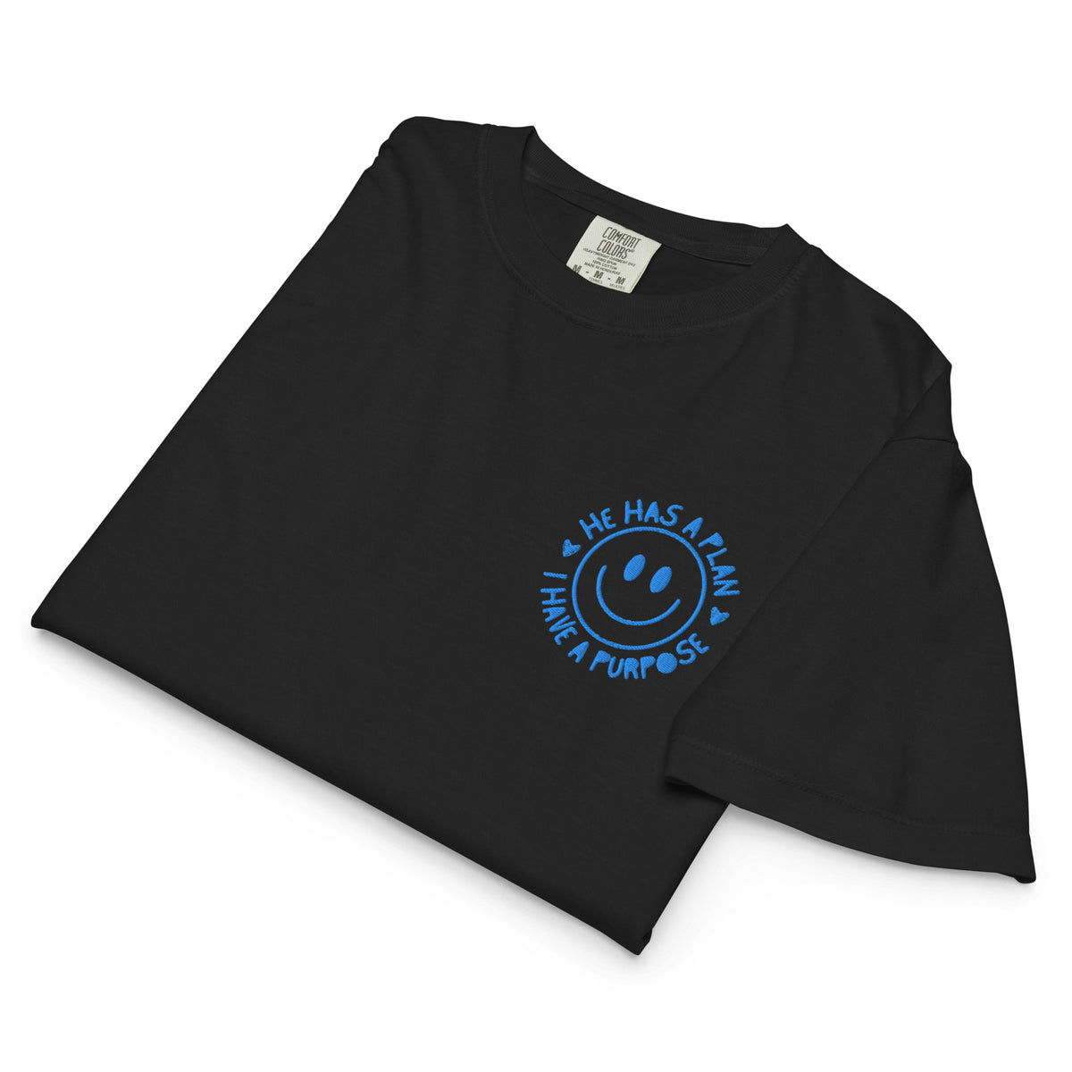 His Plan. My Purpose Embroidered Women’s boxy tee